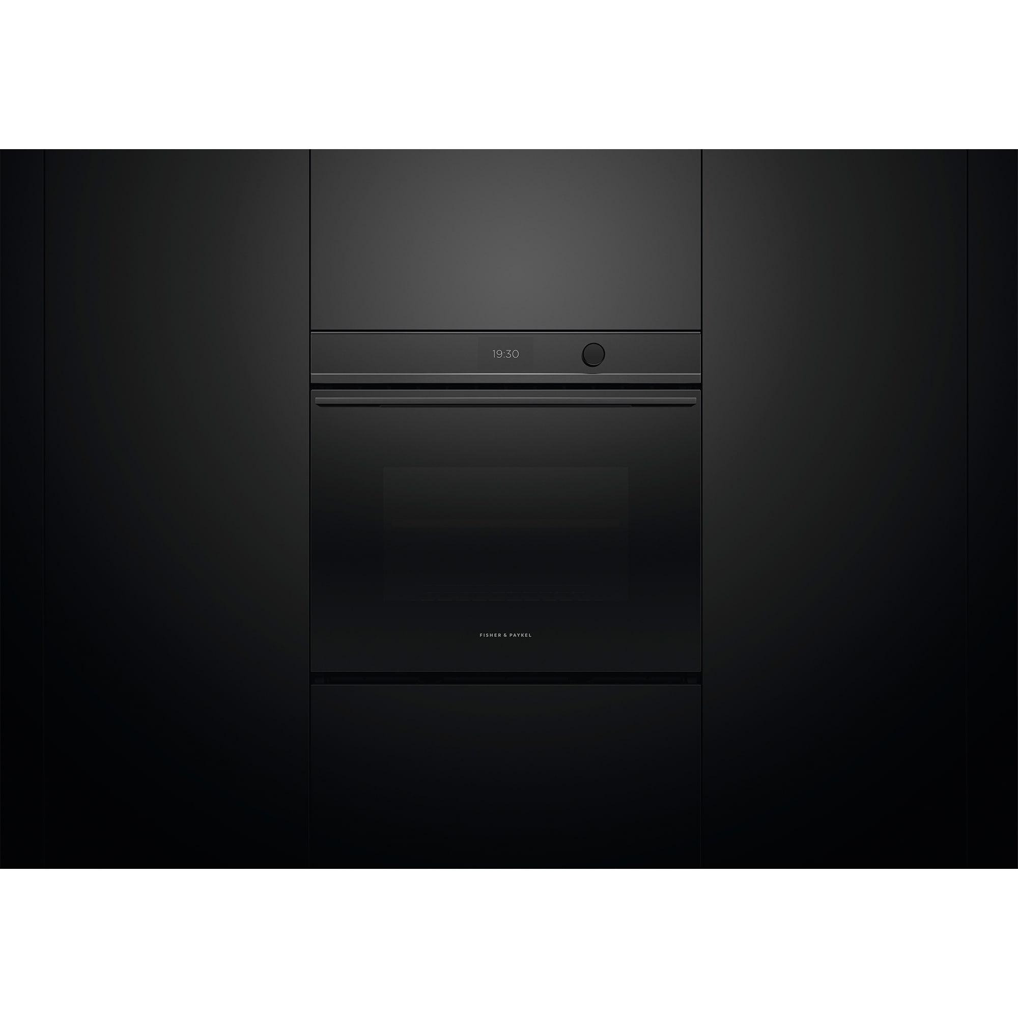 Fisher & Paykel Series 9 30 in. 4.1 cu. ft. Smart Electric Single Wall Oven - Black, , hires