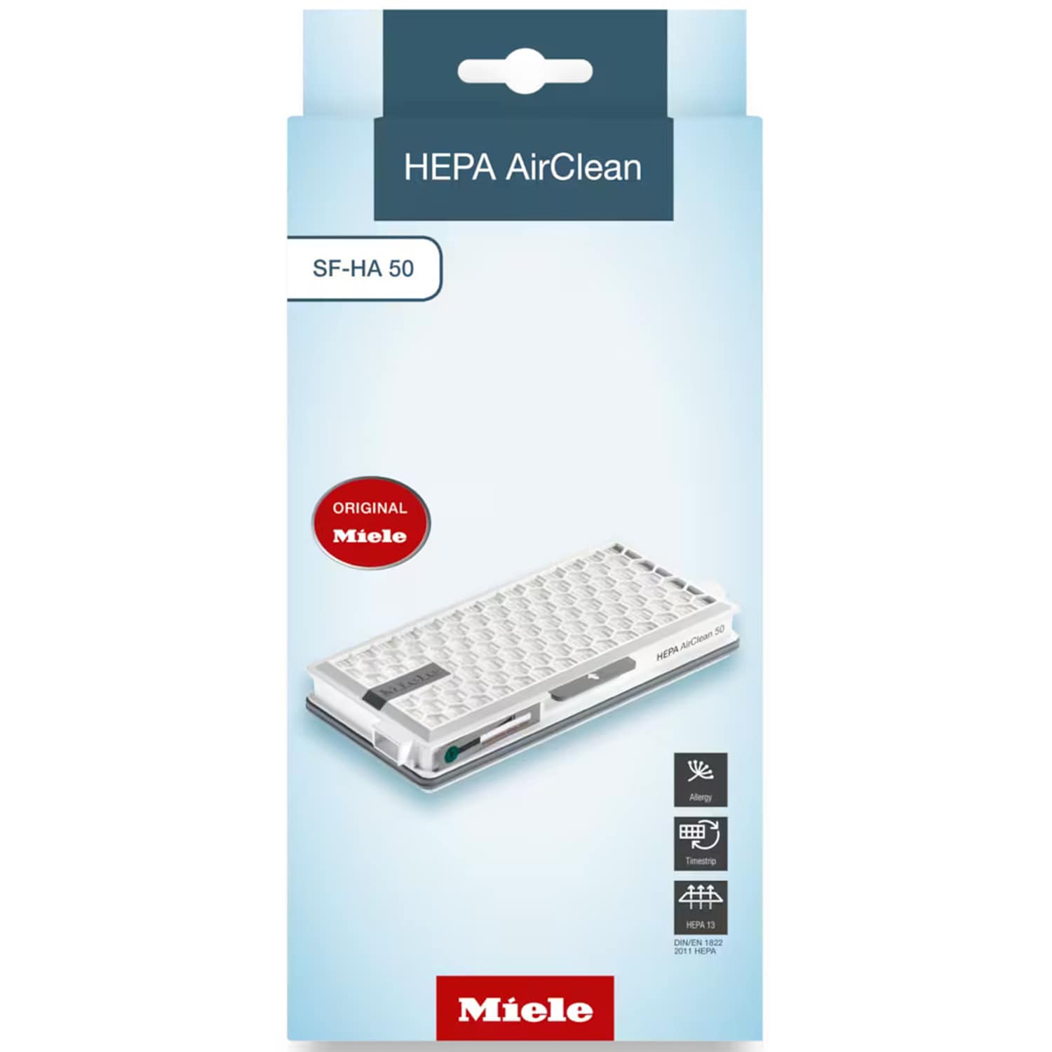 Miele HEPA AirClean Filter with TimeStrip, , hires
