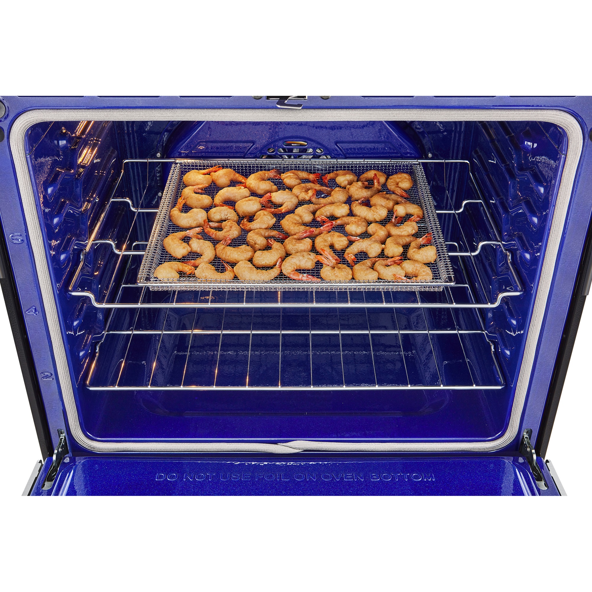 LG 30 in. 6.3 cu. ft. Smart Air Fry True European Convection Slide-In Gas Range with 5 Sealed Burners & Griddle - PrintProof Stainless Steel, , hires
