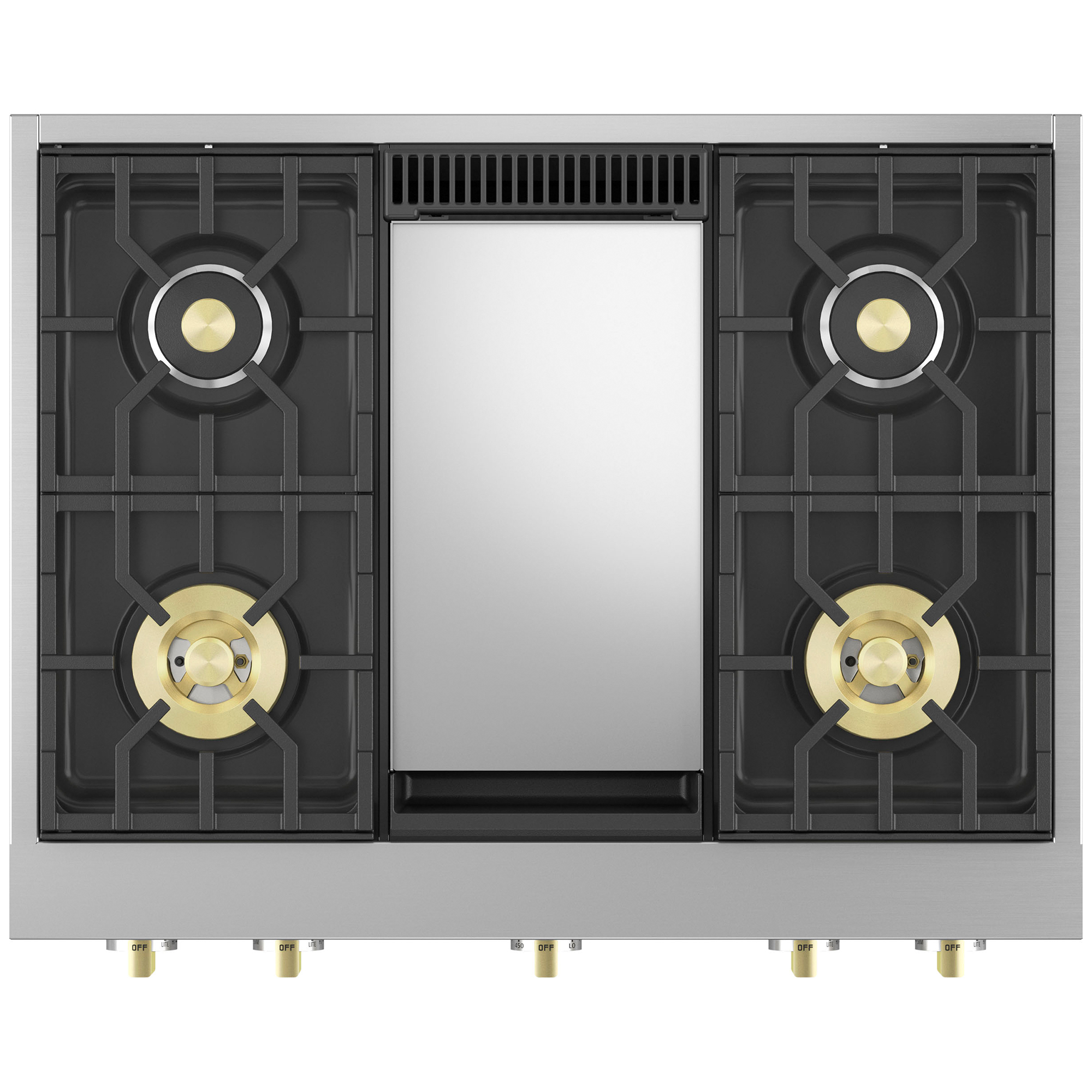 Monogram Professional Series 36 in. Natural Gas Cooktop with 4 Sealed