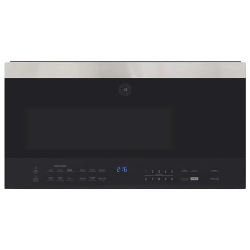 Brama 31 in. 1.6 cu. ft. 1000W Over-the-Range Microwave with 300 CFM & Sensor Cooking - Black, , hires