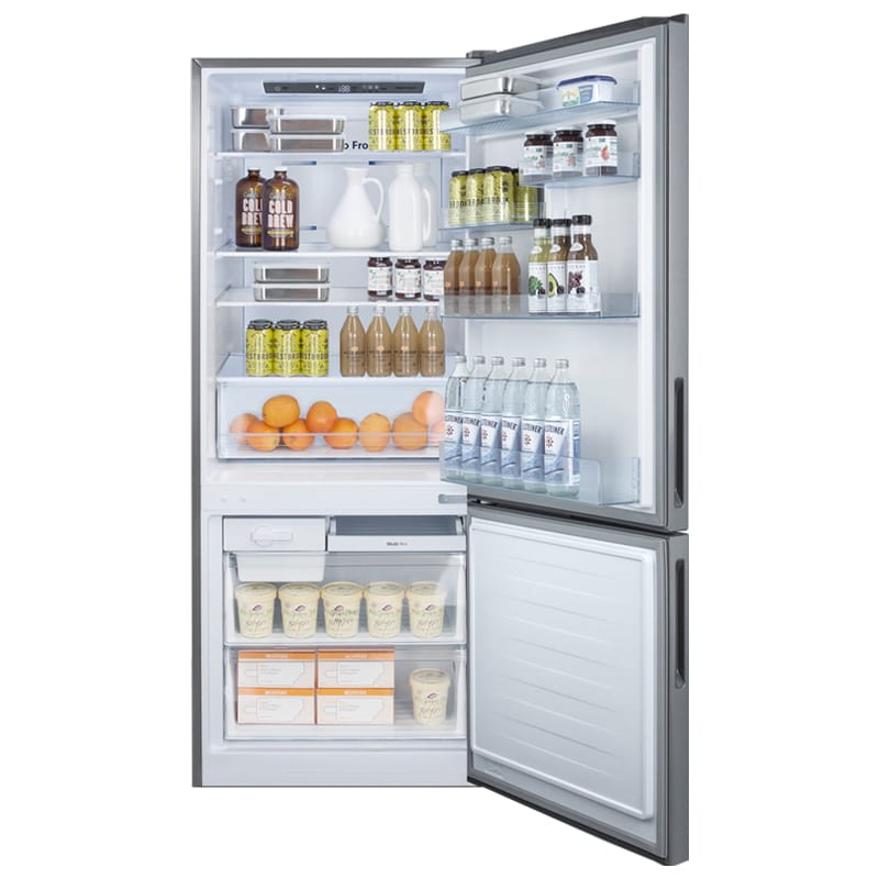 Summit 28 in. 14.6 cu. ft. Counter Depth Bottom Freezer Refrigerator - Stainless Steel, , hires