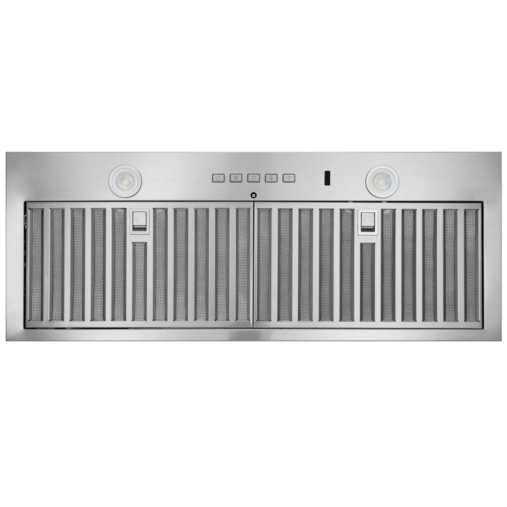 Best 24 in. Smart Convertible Standard Style Range Hood with 650 CFM, 4 Fan Speeds & 2 LED Lights - Stainless Steel, , hires