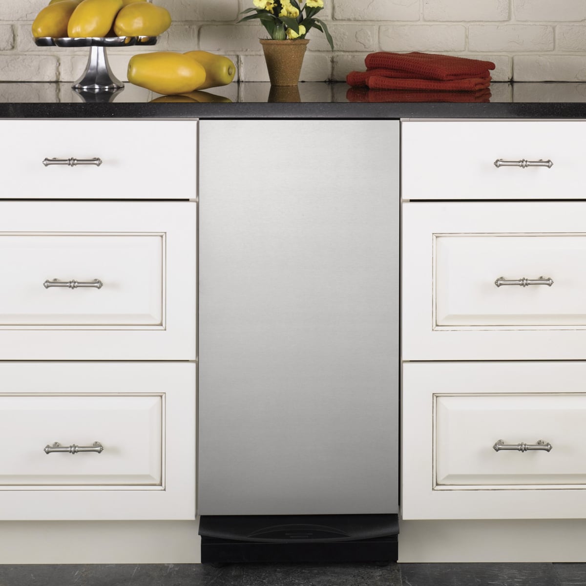 GE 15 in. BuiltIn Trash Compactor Stainless Steel P.C. Richard & Son