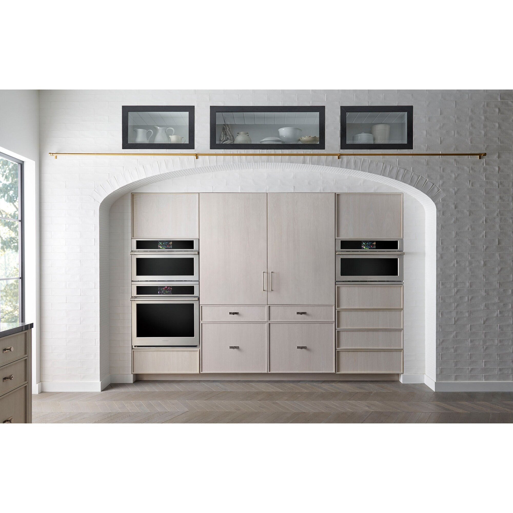 Monogram Statement Series 30 in. 5 cu. ft. Smart Speed Electric Single Wall Oven with True European Convection - Stainless Steel, , hires