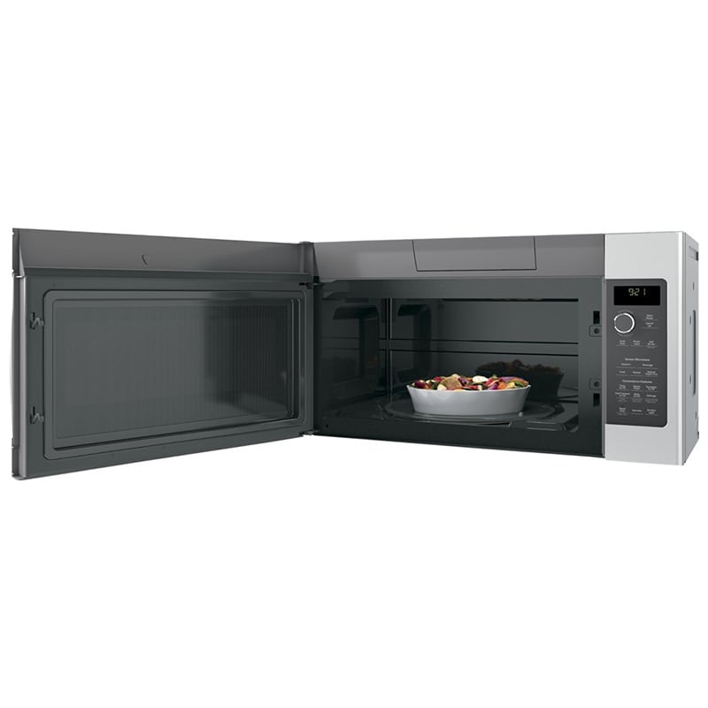 GE Profile 30 in. 2.1 cu. ft. 1000W Over-the-Range Microwave with 400 CFM & Sensor Cooking - Stainless Steel, , hires