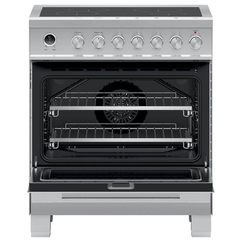 Fisher & Paykel Series 9 30 in. 3.5 cu. ft. True European Convection Electric Range with 4 Induction Burners - Stainless Steel, , hires