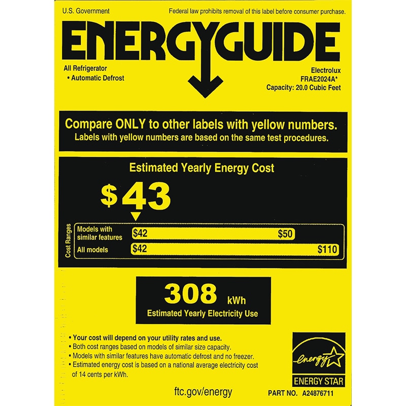 Frigidaire 33 in. 20 cu.ft. Counter Depth Garage Ready Freezerless Refrigerator - White, , hires