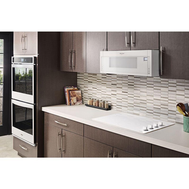 Whirlpool 30 in. 4-Burner Electric Cooktop with Simmer Burner - White, White, hires