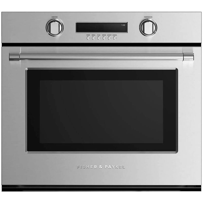 Fisher Paykel Pro Series 7 30 in. 4.1 cu. ft. Electric Single Wall Oven with True European Convection - Stainless Steel, , hires
