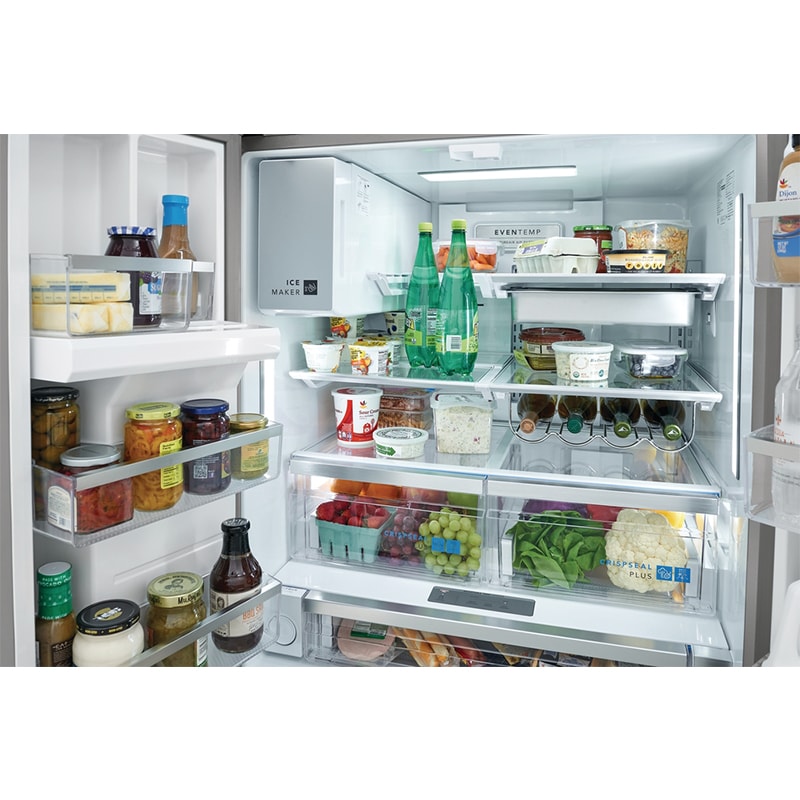 Frigidaire Gallery 36 in. 27.8 cu. ft. French Door Refrigerator with Ice & Water Dispenser - Smudge-Proof Stainless Steel, Smudge-Proof Stainless Steel, hires