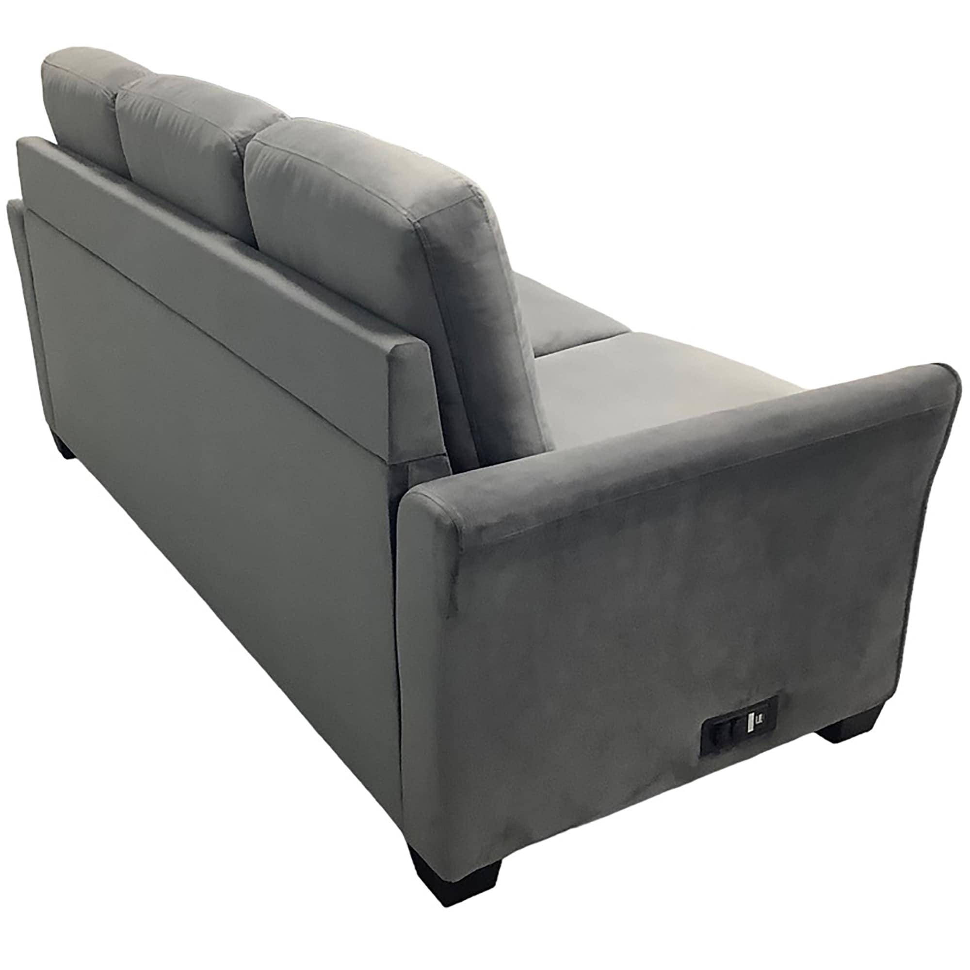 Primo Drake Full Sofa Bed - Velvet Grey, , hires