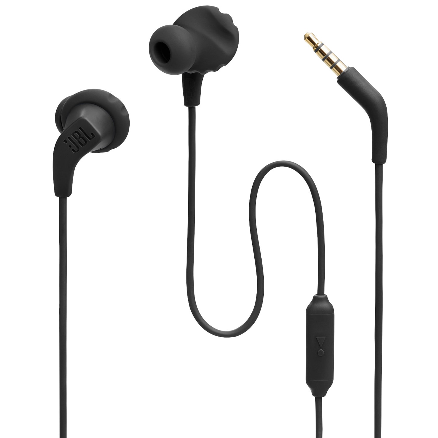 JBL Endurance Run 2 Wired In-Ear Sports Earphones (Black), , hires