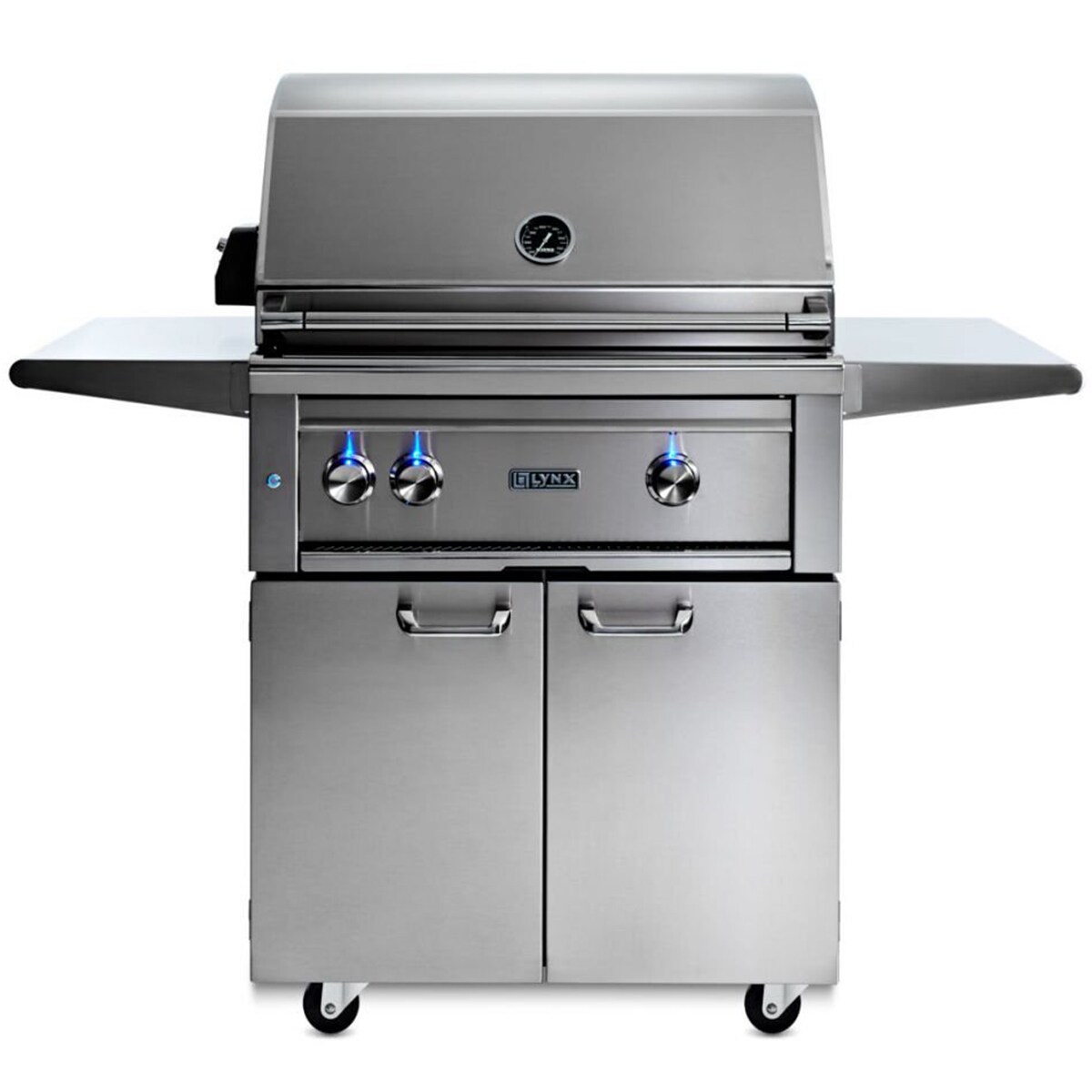 Lynx Professional 30 in. 2-Burner Liquid Propane Gas Grill with Rotisserie & Smoker Box - Stainless Steel, , hires
