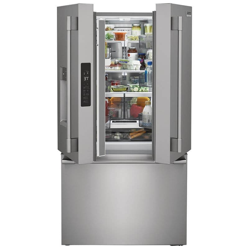 Frigidaire Professional 36 in. 22.6 cu. ft. Counter Depth French Door Refrigerator with Ice & Water Dispenser - Stainless Steel, , hires