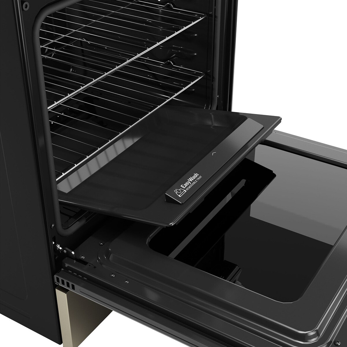GE 30 in. 5.3 cu. ft. Smart Air Fry Standard Convection Slide-In Gas Range with 5 Sealed Burners & Griddle - Slate, , hires