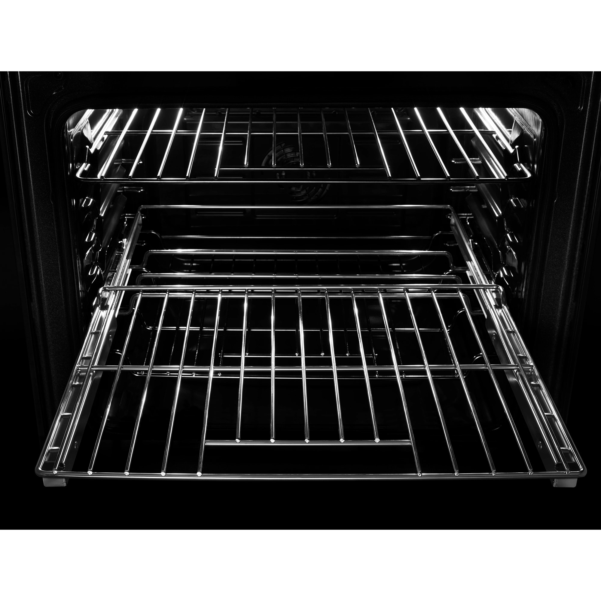 JennAir 30 in. 6.8 cu. ft. Air Fry True European Convection Slide-In Dual Fuel Range with 5 Sealed Burners - Stainless Steel, , hires