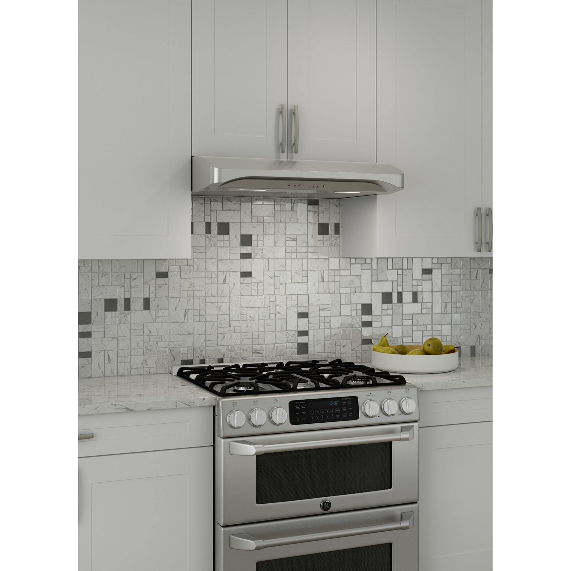 Broan Elite Alta 3 Series 36 in. Convertible Standard Style Range Hood with 450 CFM, 3 Fan Speeds & 2 LED Lights - Stainless Steel, , hires