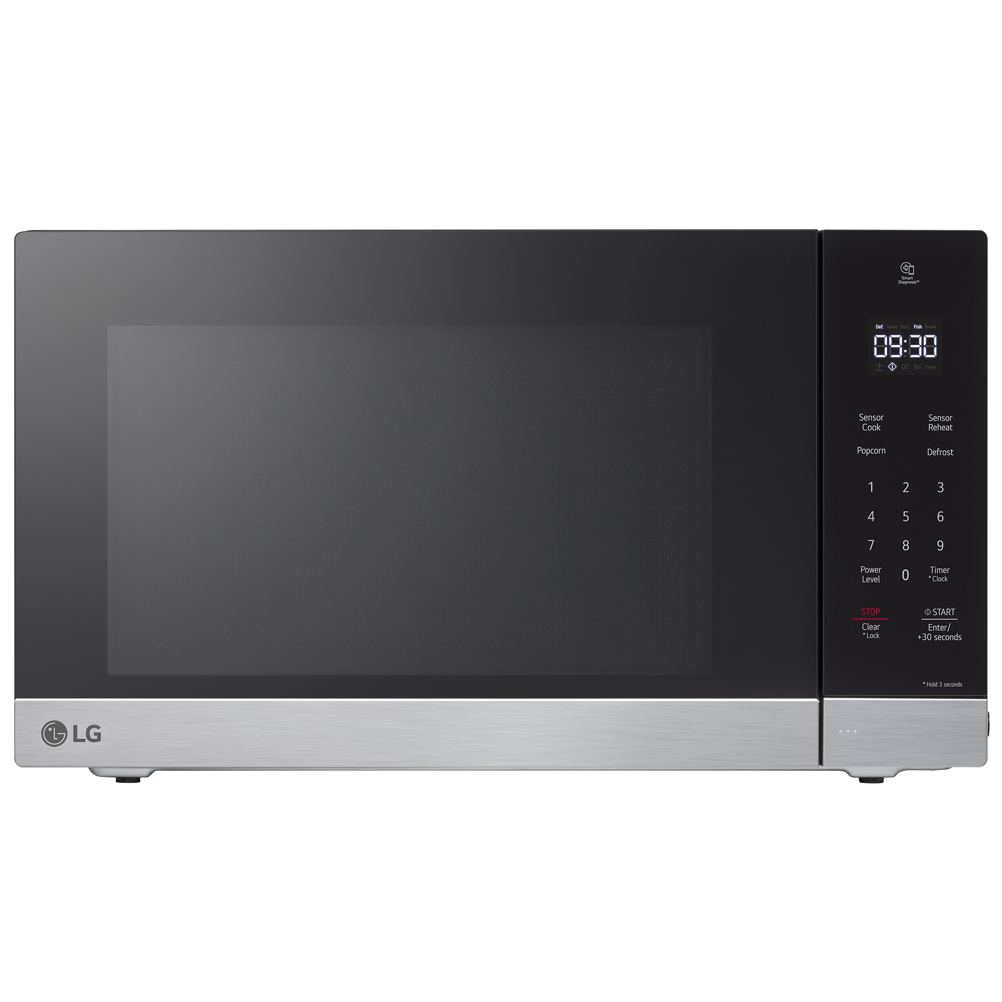 LG 21 in. 1.5 cu. ft. 1200W Countertop Microwave with Sensor Cooking - Stainless Steel, , hires