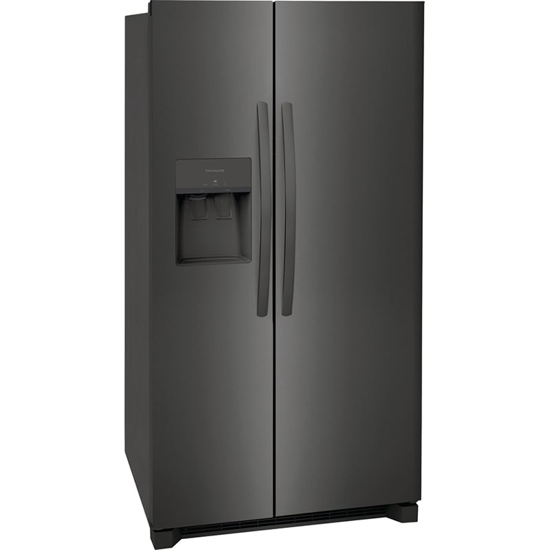 Frigidaire 36 in. 25.6 cu. ft. Side by Side Refrigerator with Ice & Water Dispenser - Black Stainless, Black Stainless, hires