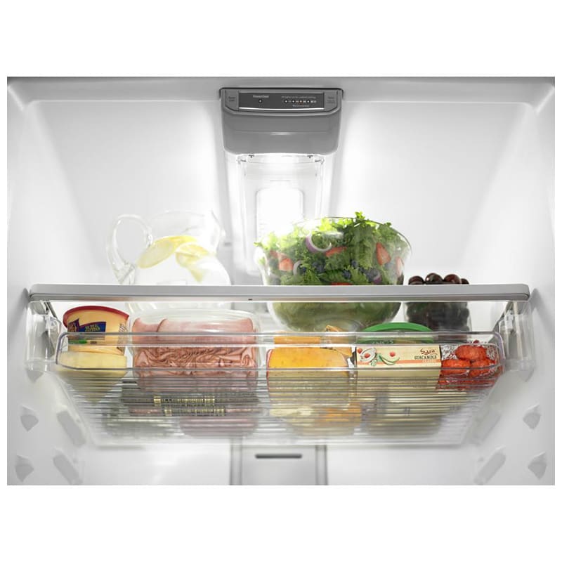 Maytag 33 in. 20.5 cu. ft. Top Freezer Refrigerator - Black Ice, Black Ice, hires