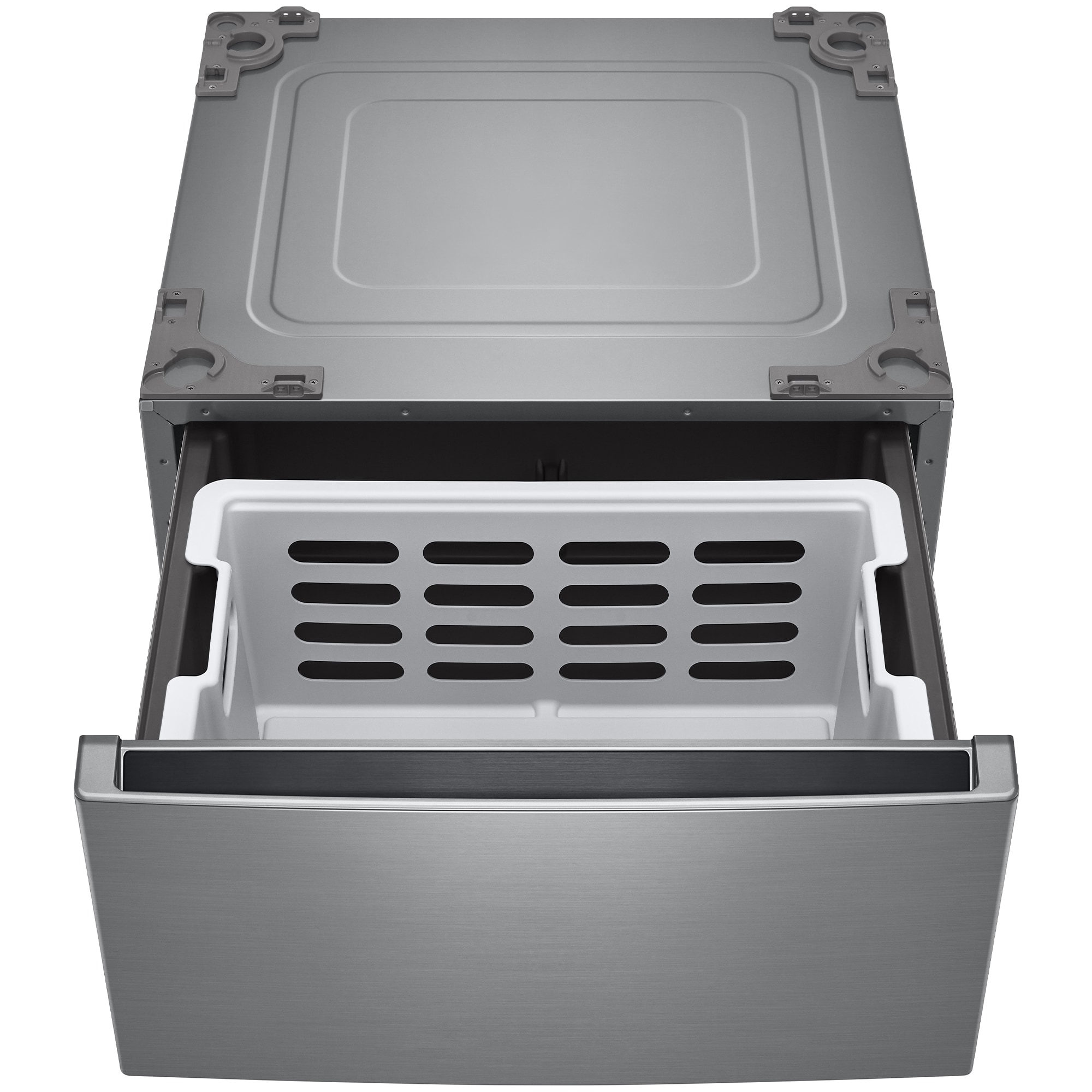 LG 27 in. Pedestal Storage Drawer with Basket - Graphite Steel, , hires