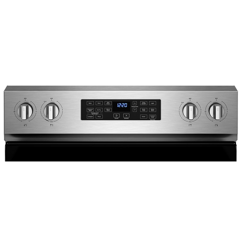 Whirlpool 30 in. 5.3 cu. ft. Air Fry Standard Convection Electric Range with Radiant Burners - Stainless Steel, , hires