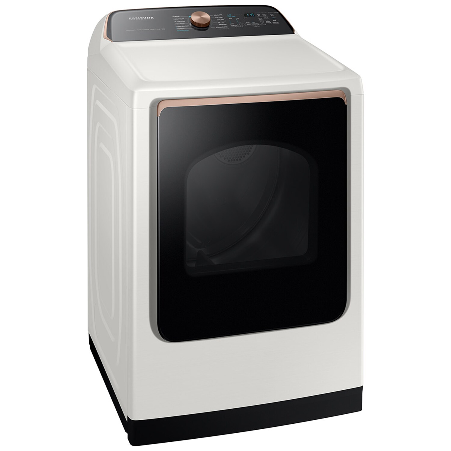 Samsung 27 in. 7.4 cu. ft. Smart Gas Dryer with Sensor Dry, Sanitize & Steam Cycle - Ivory, , hires