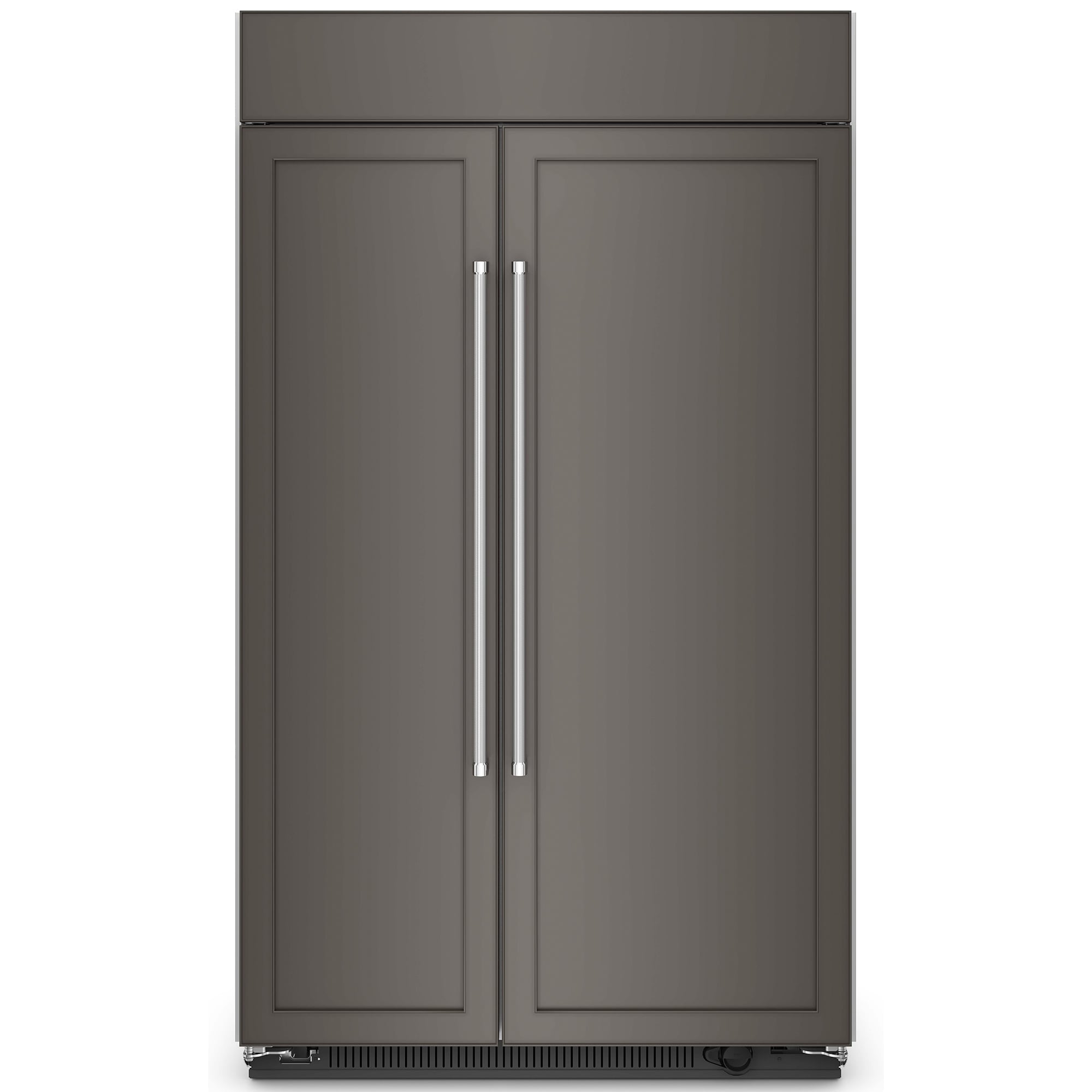 KitchenAid 48 in. 30 cu. ft. Built-In Counter Depth Side by Side Refrigerator with Ice Maker - Custom Panel Ready, Custom Panel Required, hires