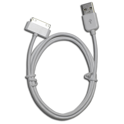 RCA 3 Power and Sync iPod Cable  White Cellphone Adapters  Cables  AH740R  PC Richard  Son