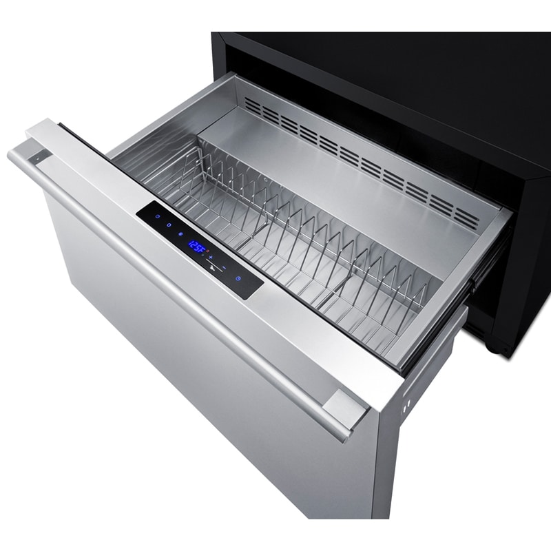 Summit 30 in. 2.4 cu. ft. Outdoor Single Refrigerator Drawer - Stainless Steel, , hires