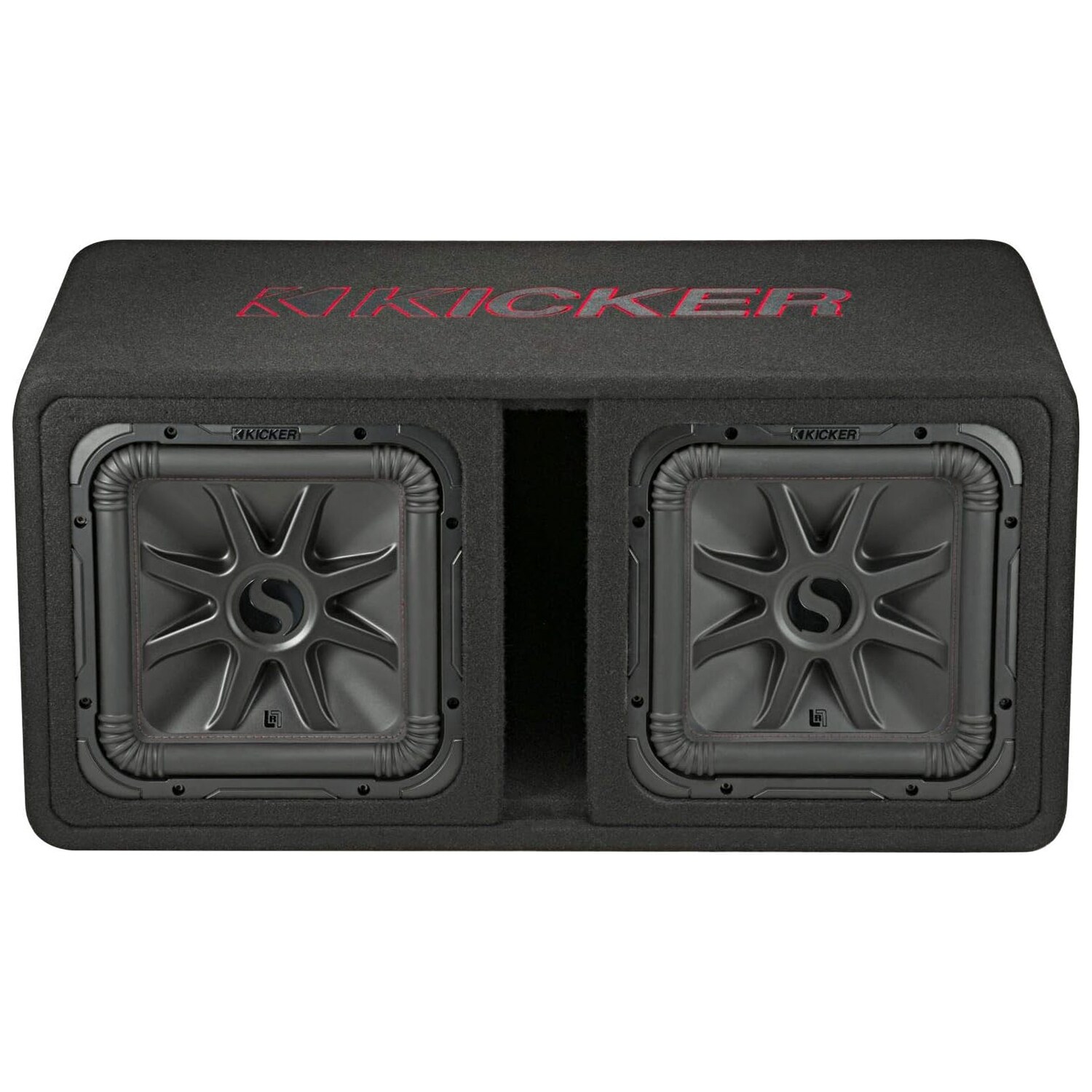 Kicker Dual 12" L7R 2-Ohm Enclosure - Black, , hires
