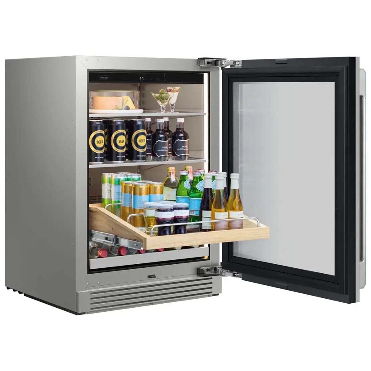 Dacor 24 in. Built-In 5.0 cu. ft. Compact Beverage Center with Adjustable Shelves & Digital Control - Custom Panel Ready, , hires