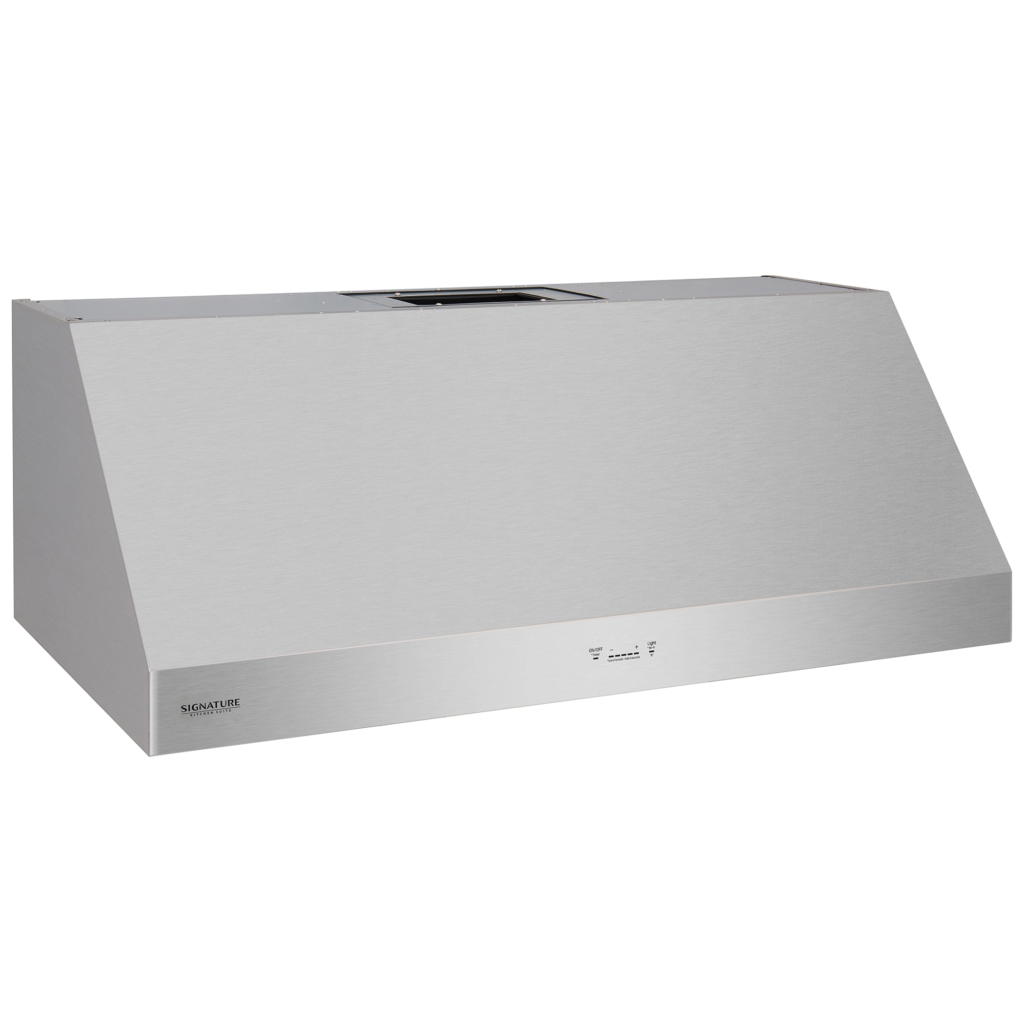 Signature Kitchen Suite 48 in. Smart Ducted Canopy Pro Style Style Range Hood with 650 CFM, 5 Fan Speeds & 1 LED Light - Stainless Steel, , hires