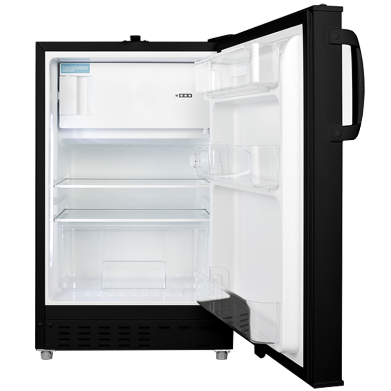 Summit 20 in. 2.6 cu. ft. Undercounter Refrigerator - Black, , hires