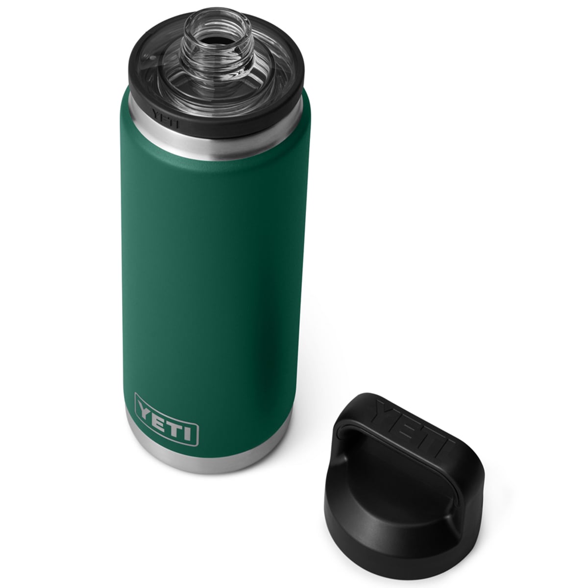 YETI Rambler 26 oz Water Bottle with Chug Cap - Black Forest Green, Black Forest Green, hires