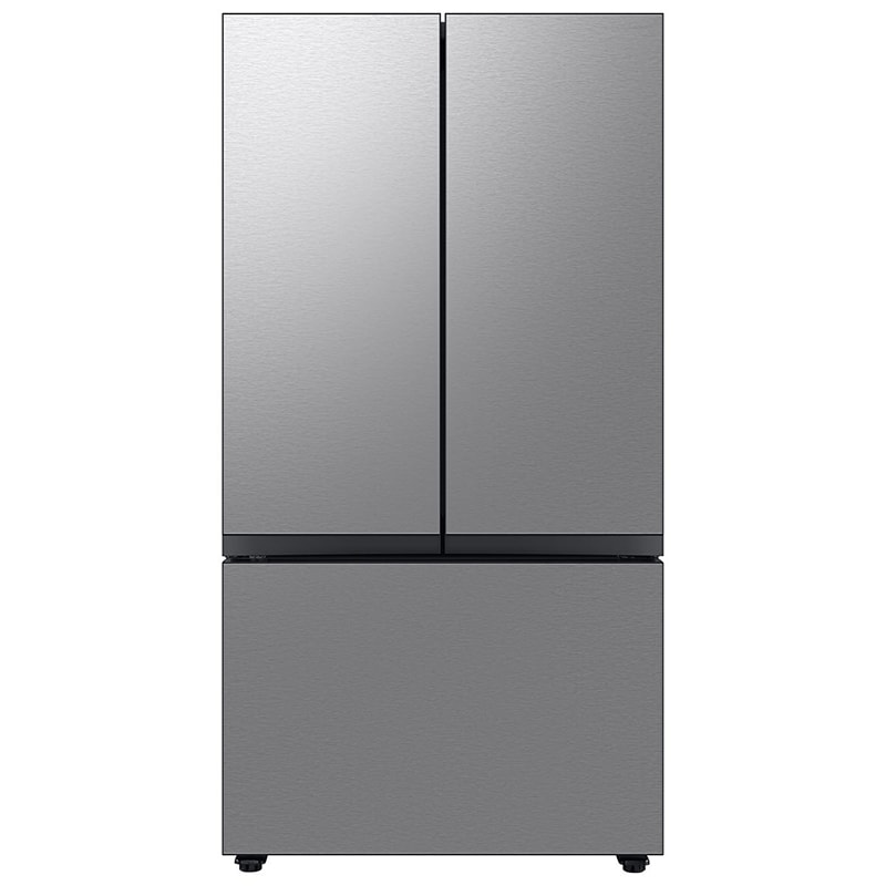 Samsung Bespoke 36 in. 24 cu. ft. Smart Counter Depth French Door Refrigerator with Internal Water AutoFill Pitcher - Stainless Steel, Stainless Steel, hires