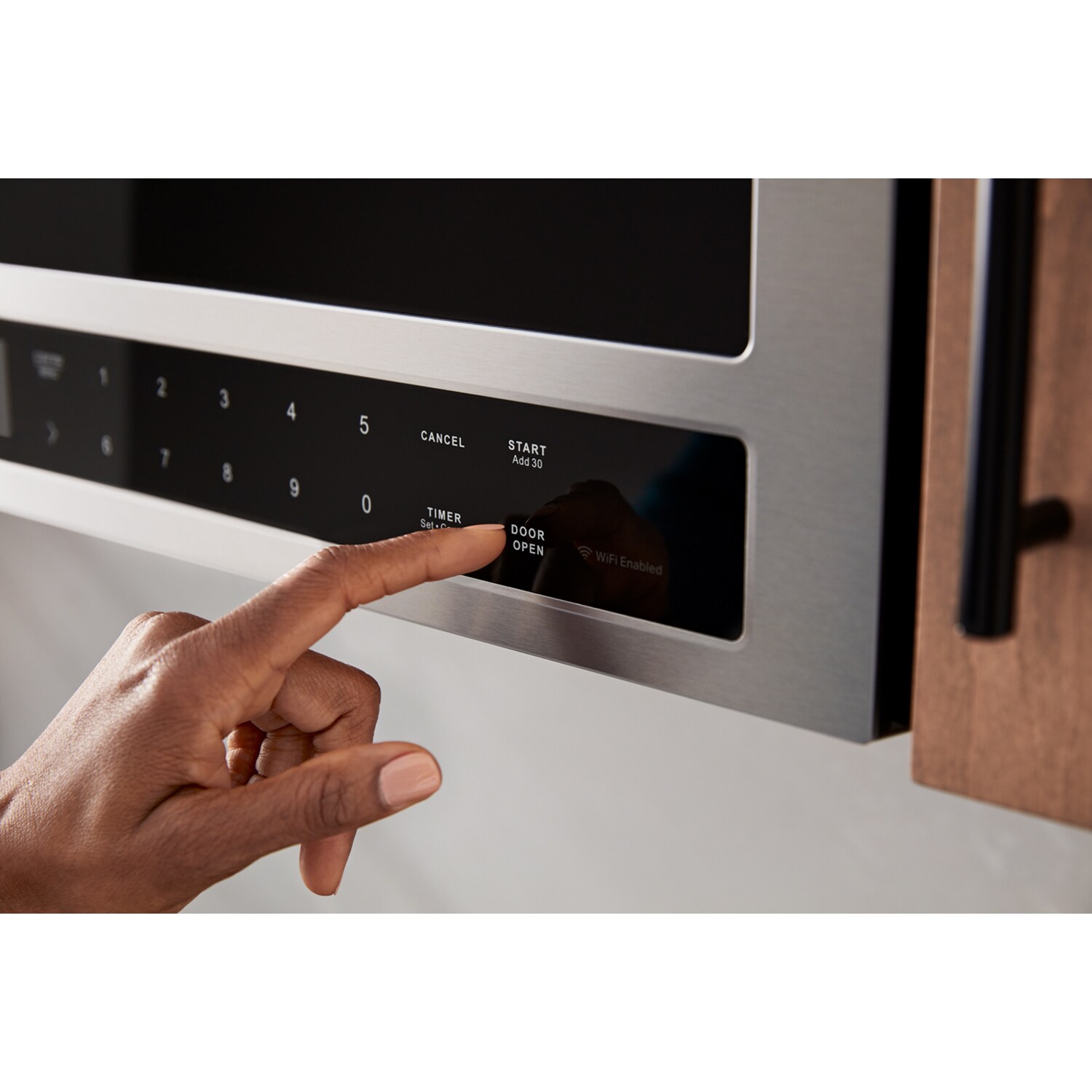 Maytag 30 in. 1.1 cu. ft. 950W Smart Over-the-Range Microwave with 400 CFM & Sensor Cooking - Stainless Steel, , hires