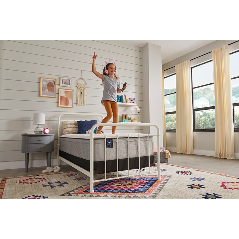 Sealy Essentials Hayward Plush Euro Top Innerspring Twin Size Mattress, , hires