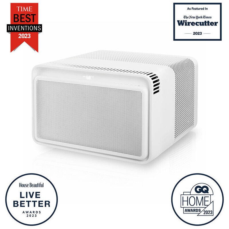 Windmill 8,000 BTU 115V Smart Energy Star Window Air Conditioner with 3 Fan Speeds, Sleep Mode & Remote Control - White, , hires