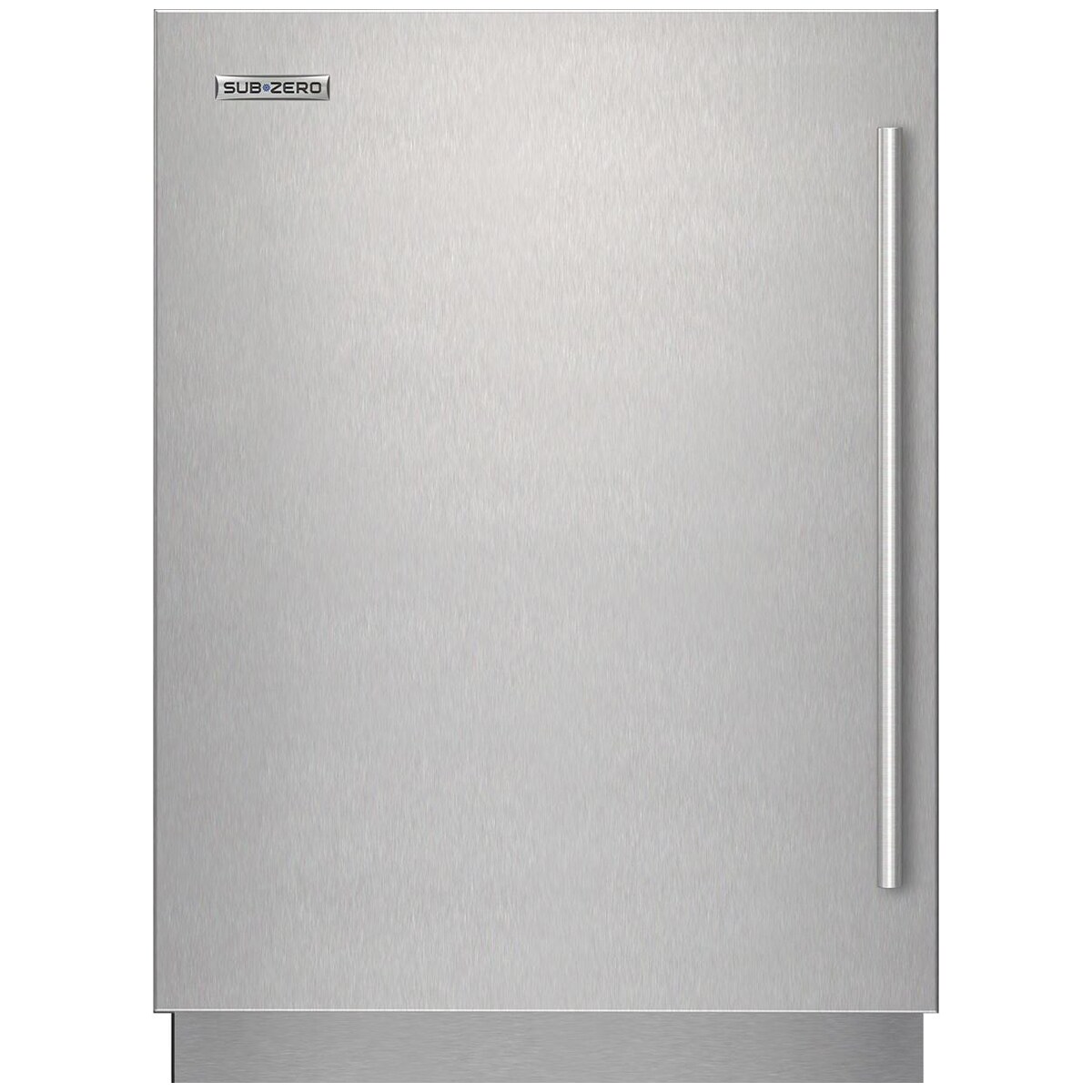 Sub-Zero Designer Series Undercounter 24 in. Left Hinge Stainless Steel Solid Door Panel with Tubular Handle, , hires