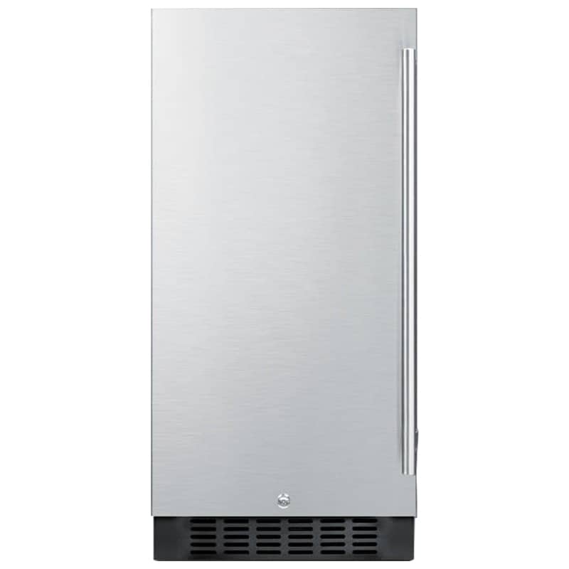 Summit 15 in. 2.2 cu. ft. Left-Hinged Undercounter Refrigerator - Stainless Steel, , hires