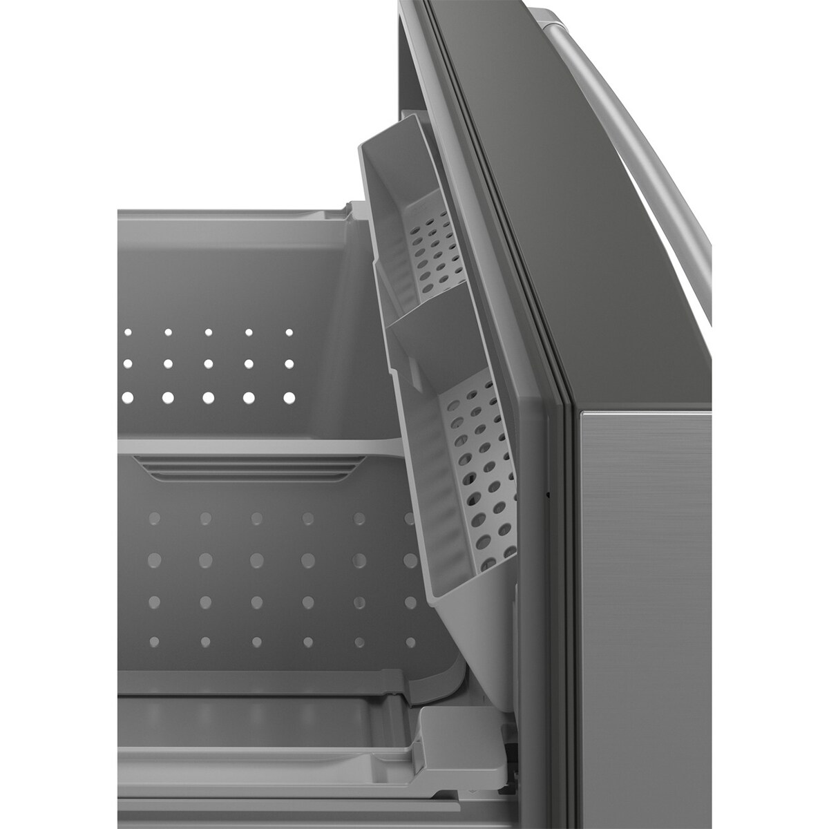 Cafe 36 in. 27.8 cu. ft. Smart 4-Door French Door Refrigerator with Ice & Water Dispenser - Matte White, Matte White, hires