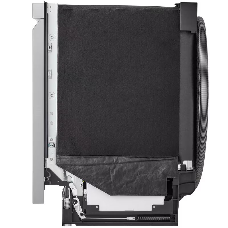 LG 24 in. Top Control Smart Dishwasher with 42 dBa Sound Level, 3rd-Rack, Dynamic Heat Dry & Pocket - PrintProof Stainless Steel, PrintProof Stainless Steel, hires