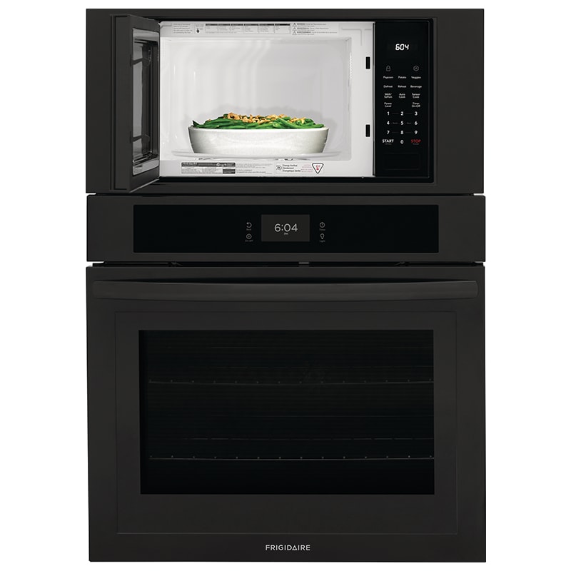 Frigidaire 30 in. 6.9 cu. ft. Electric Microwave/Wall Oven Combo with Standard Convection & Sensor Cooking - Black, Black, hires