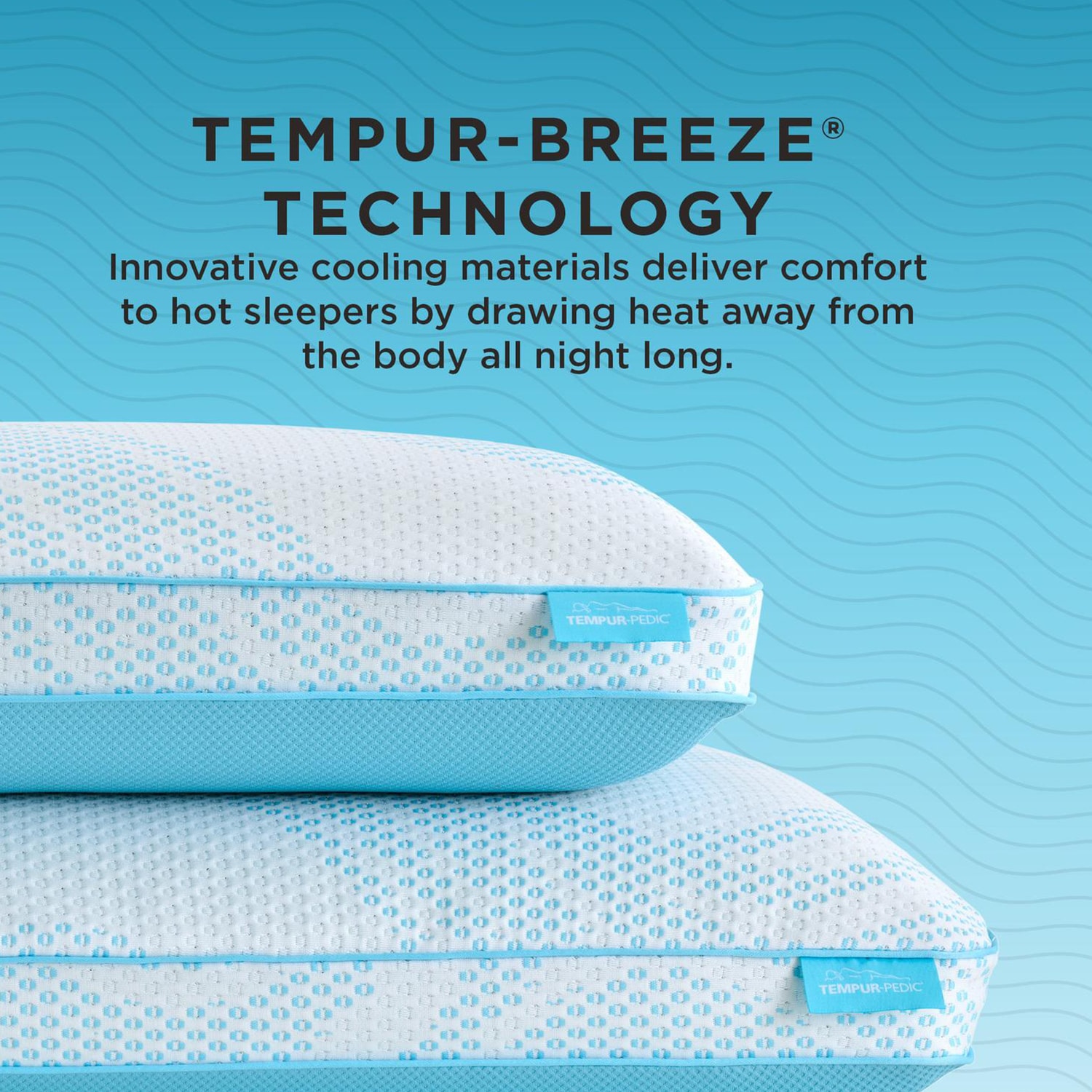 Tempur-Pedic Breeze ProHI 2.0 Queen Size Pillow, , hires