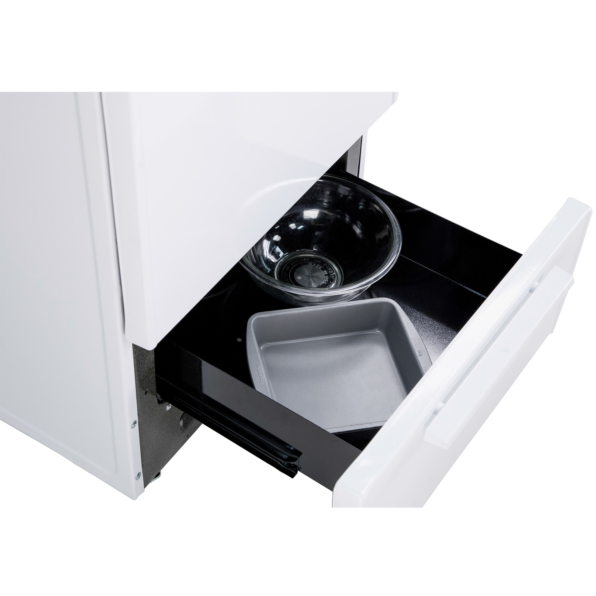 Premier 24 in. 3 cu. ft. Electric Range with Coil Burners - White, , hires