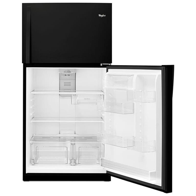 Whirlpool 33 in. 21.3 cu. ft. Top Freezer Refrigerator - Black, Black, hires