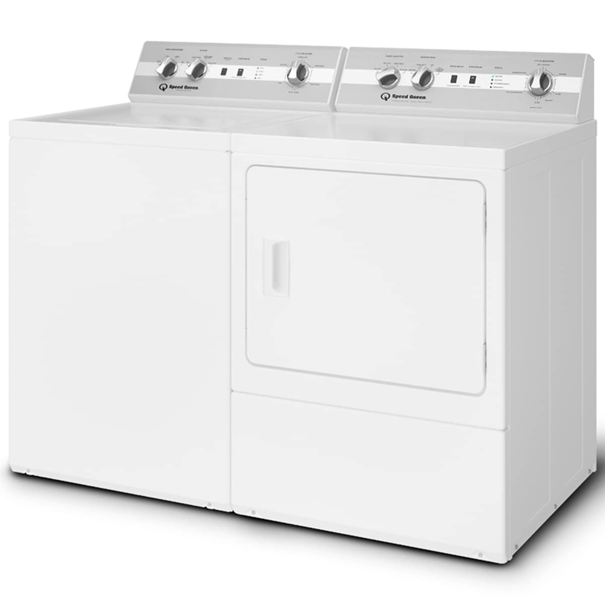 Speed Queen DC5 27 in. 7.0 cu. ft. Gas Dryer with Pet Plus Cycle, Sensor Dry, Sanitize & Steam Cycle - White, White, hires