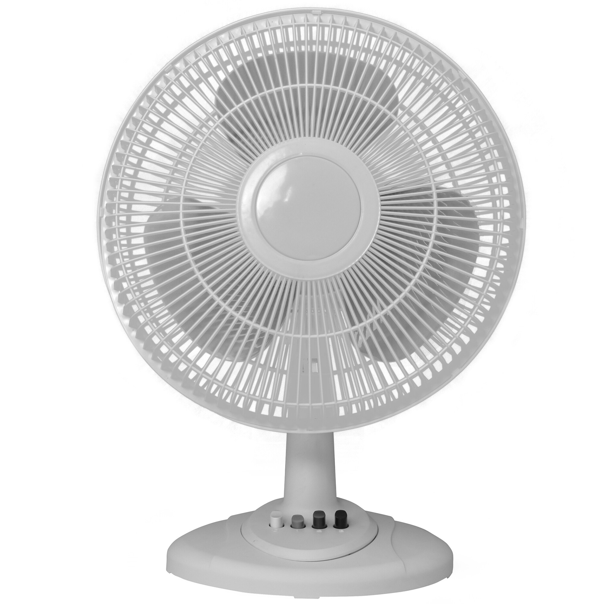 Lifesmart Oscillating Table Fan with 3 Speed Settings & Adjustable Tilt - Black, , hires